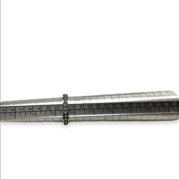 - Clear Crystal Channel Eternity Band - Picture 6 of 6